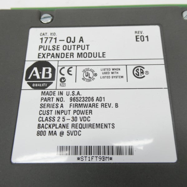 ALLEN BRADLEY 1771-OJ SER. A 5-30VDC REV. E01 UNMP