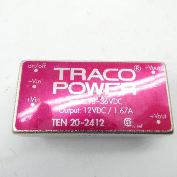 TRACO POWER TEN20-2412 18-36VDC 1.67A NSNP
