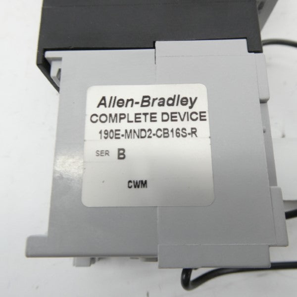 ALLEN BRADLEY 190E-MND2-CB16S-R SER. B 1.0-1.6A NSNP
