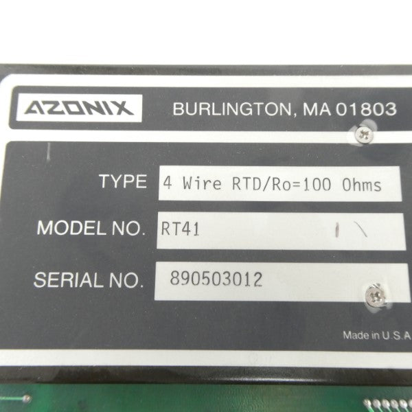 AZONIX RT41 11-500044 REV. 4 NSNP