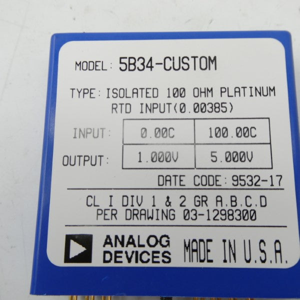 ANALOG DEVICES 5B34-CUSTOM 5V NSNP