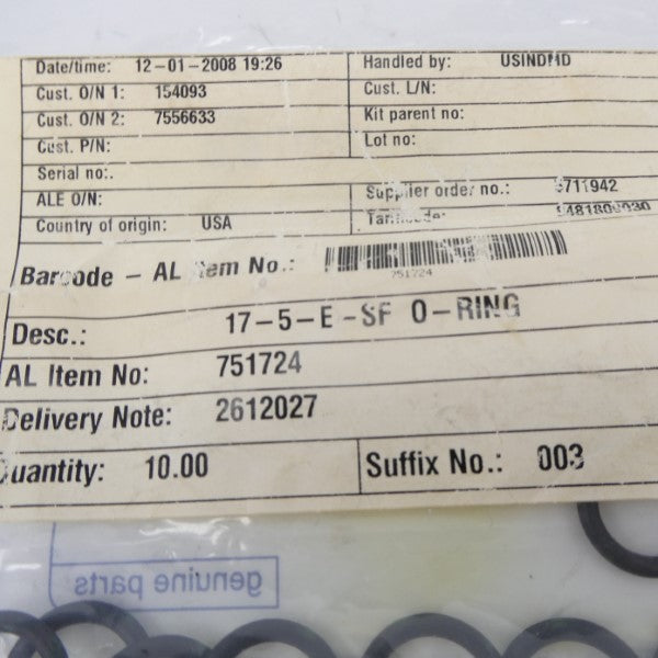 ALFA LAVAL 17-5-E-SF (PKG OF 10) NSMP