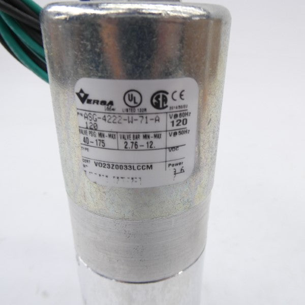 VERSA ASG-4222-W-71-A120 120V 40-175PSI NSNP
