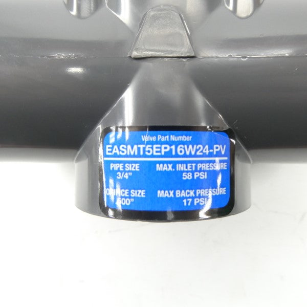 PLAST-O-MATIC EASMT5EP16W24-PV 58PSI 3/4" NSNP