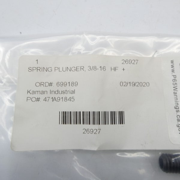 KAMAN INDUSTRIAL 26927 NSMP