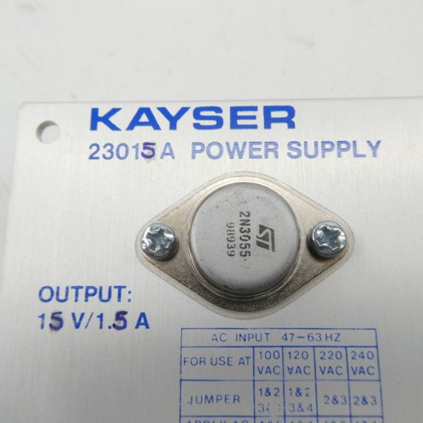 KAYSER 23015A 240VAC 0.25A NSNP