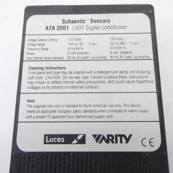 SCHAEVITZ ATA2001 115V NSNP