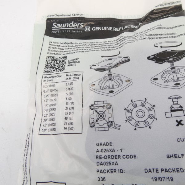 SAUNDERS A-025XA-1 NSMP
