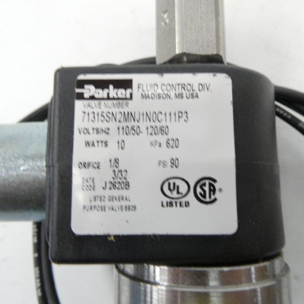 PARKER 71315SN2MNJ1N0C111P3 110/120V 90PSI 1/8" NSNP