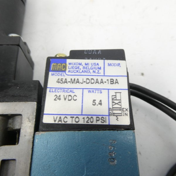 MAC 45A-MAJ-DDAA-1BA 24VDC 120PSI NSNP