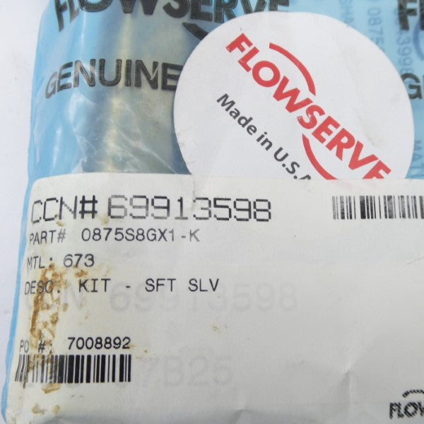 FLOWSERVE 0875S8GX1-K 69913598 NSMP
