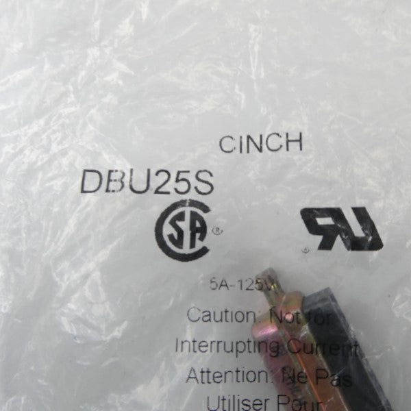 CINCH DBU25S 125V 5A NSMP