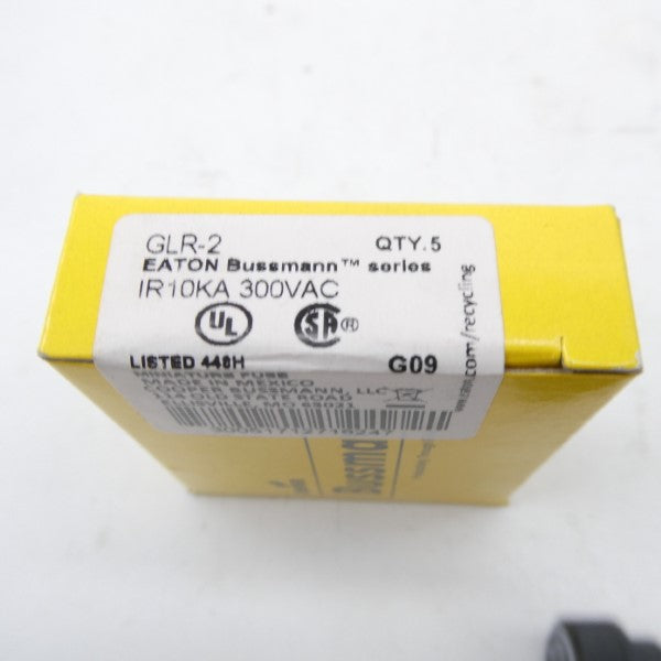 BUSSMANN GLR-2 300VAC 2A (PKG OF 5) NSMP