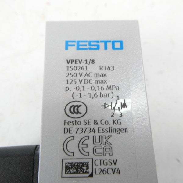 FESTO VPEV-1/8 150261 250VAC NSMP