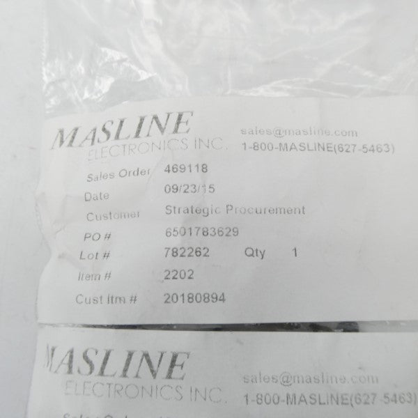 MASLINE ELECTRONICS 6501783629 2202 (PKG OF 5) NSMP