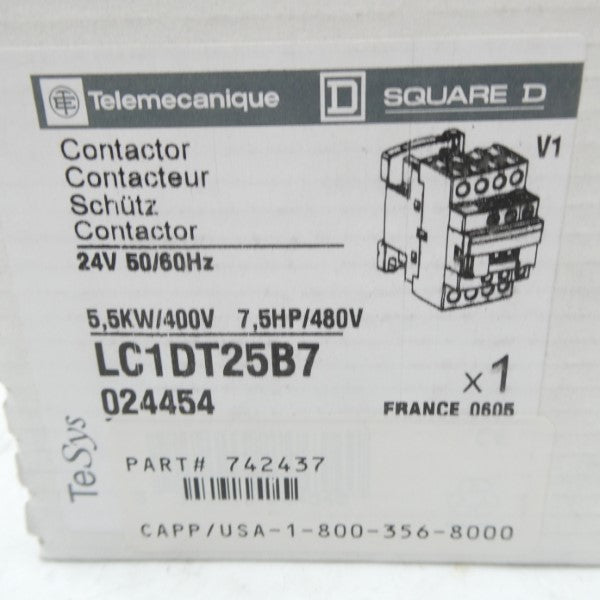 TELEMECANIQUE LC1DT25B7 24V NSFS
