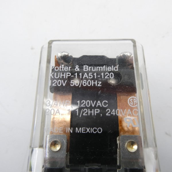 POTTER & BRUMFIELD KUHP-11A51-120 120VAC 10A NSNP