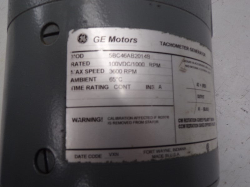 GENERAL ELECTRIC 5BC46AB2014B 100VDC NSNP
