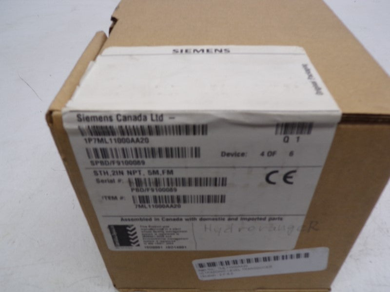 SIEMENS 7ML11000AA20 NSFS