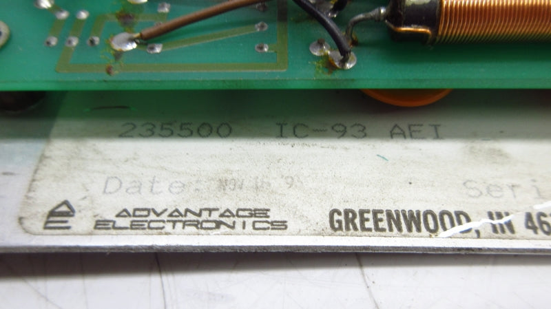 ADVANTAGE ELECTRONICS 235500-IC-93AEI UNMP