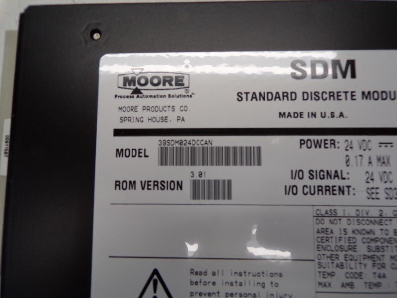 MOORE 39SDM024DCCAN 24VDC 0.17A NSMP