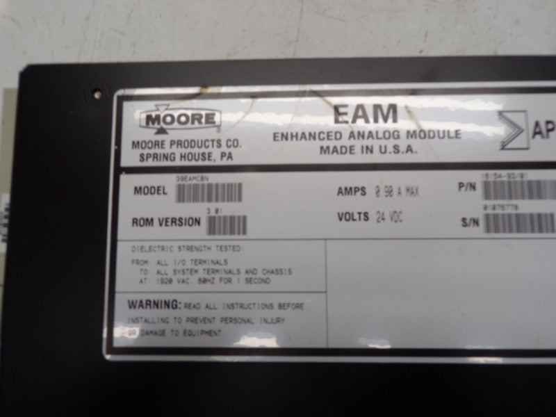 MOORE 39EAMCBN 24VDC 0.90A NSNP