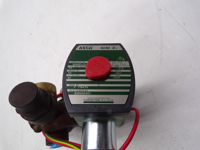 ASCO 8300G64RU 120V 60PSI 3/8" NSMP