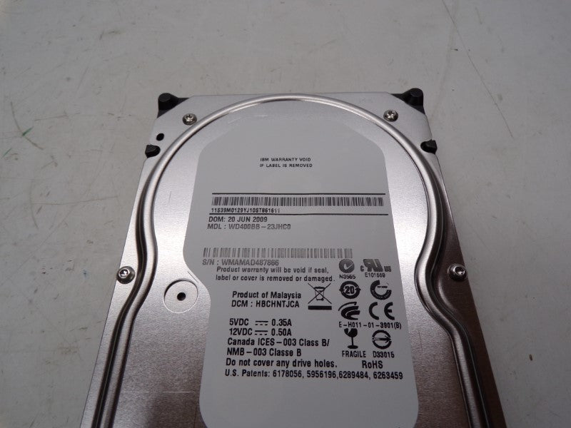 HARD DRIVE WD400BB-23JHC0 12VDC 0.50A NSNP