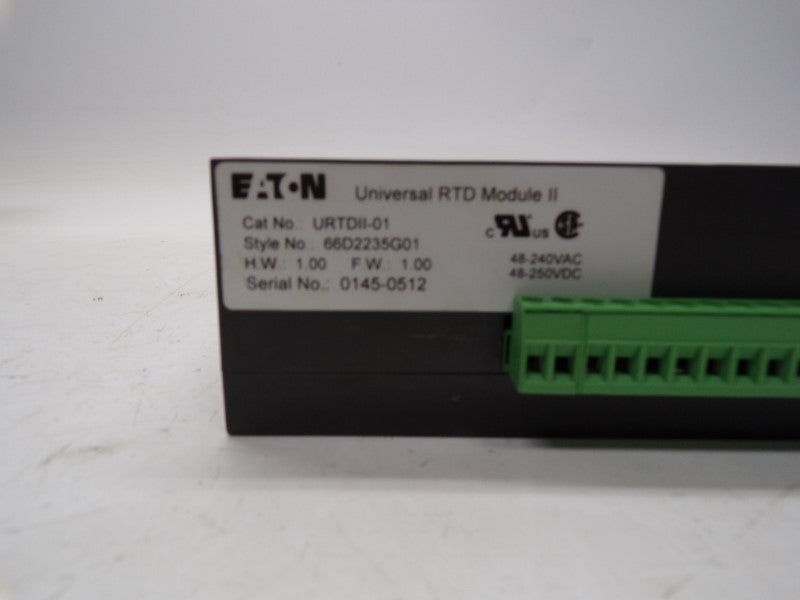 EATON URTDII-01 66D2235G01 F/W 1.00 H/W 1.00 48-240VAC NSMP