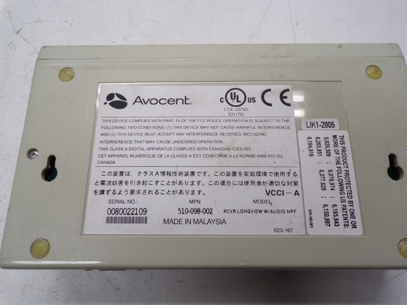 AVOCENT 510-098-002 VCCI-A UNMP
