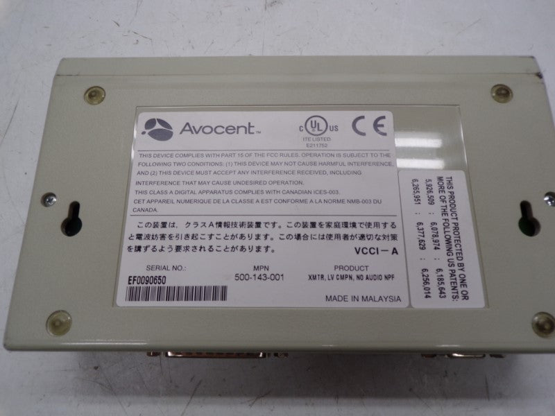 AVOCENT 500-143-001 VCCI-A NSNP