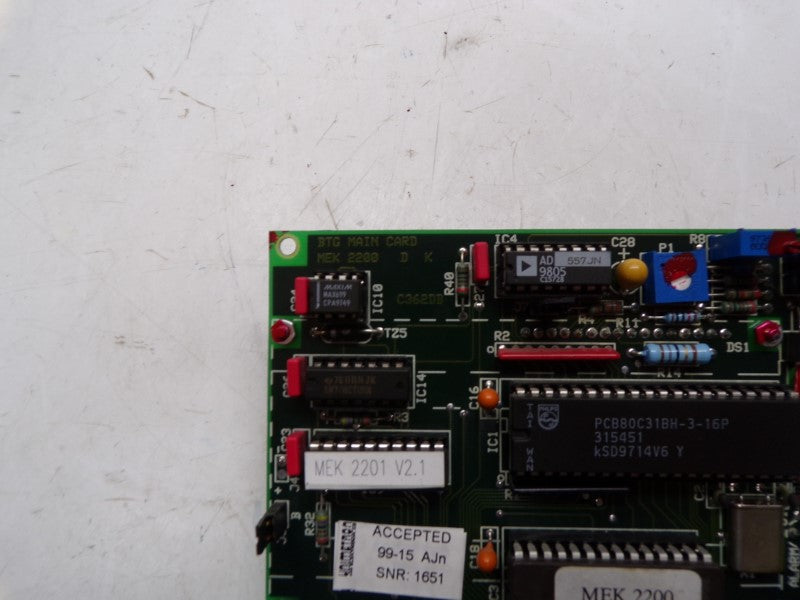 BTG MEK2200 NSNP