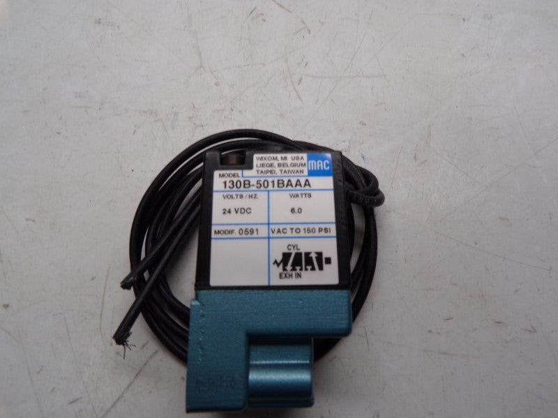 MAC 130B-501BAAA 24VDC 150PSI NSMP