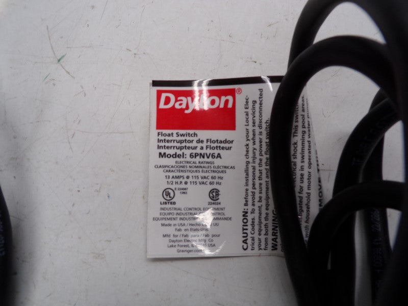 DAYTON 6PNV6A 115VAC 13A NSMP