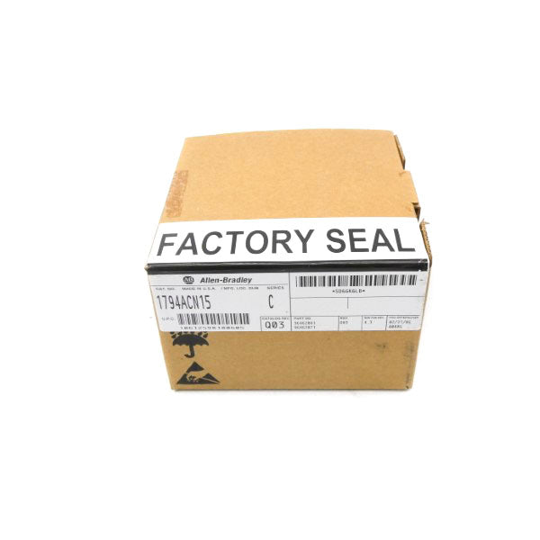 ALLEN BRADLEY 1794-ACN15 SER. C F/W 4.3 DATE: 2006 REV. D03 NSFS