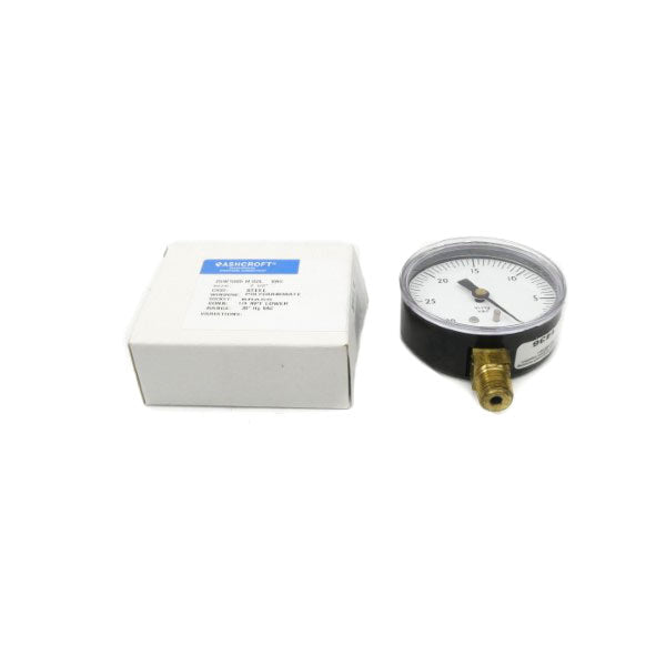 ASHCROFT 25W1005H02LVAC 30"HGVAC 2-1/2" NSMP