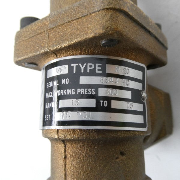 CASH ACME K-20 15PSI NSNP