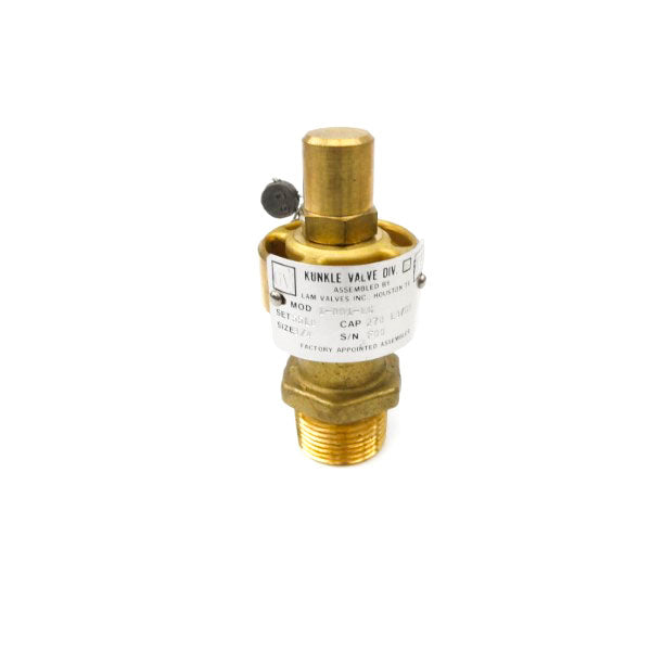 KUNKLE VALVE 1-D01-LC 55PSI 3/4" NSNP