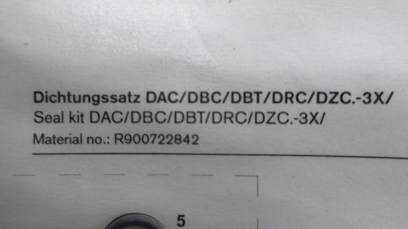 REXROTH DAC/DBC/DBT/DRC/DZC.-3X/ R900722842 NSMP