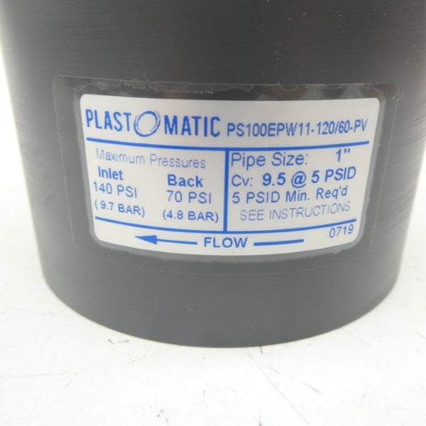 PLAST-O-MATIC PS100EPW11-PV/120/60 140PSI 1" NSMP
