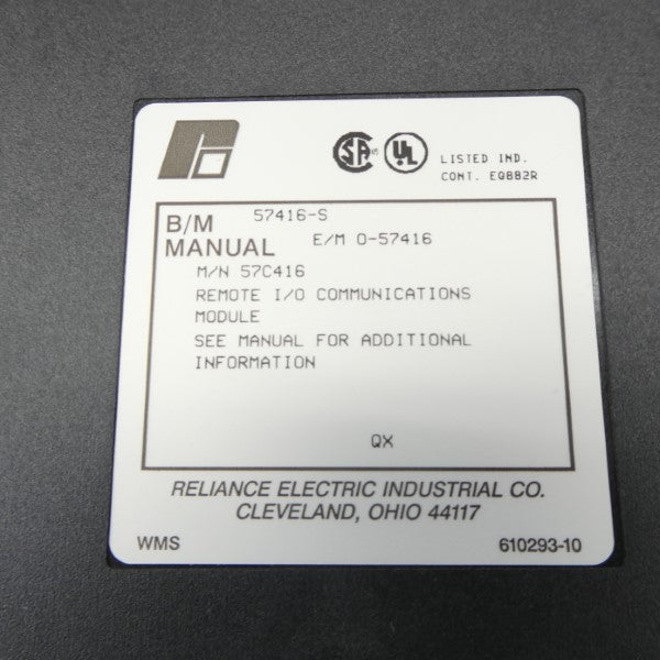 RELIANCE ELECTRIC 57C416 57416-S NSMP