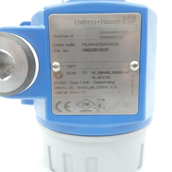 ENDRESS+HAUSER FTL51H-QTE2DD4E5A 19-250VAC NSNP