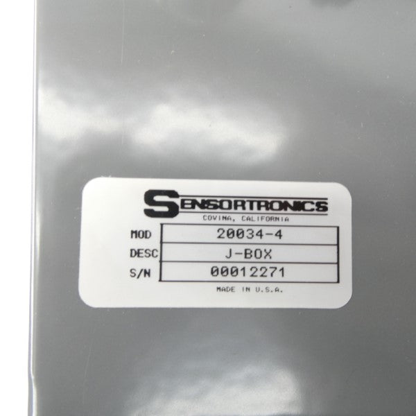 SENSORTRONICS 20034-4 J-BOX NSNP