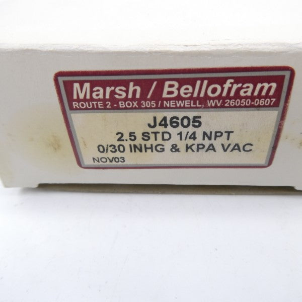 MARSH BELLOFRAM J4605 0/30INHG NSMP