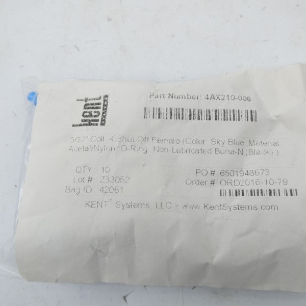 KENT 4AX210-006 (PKG OF 10) NSMP