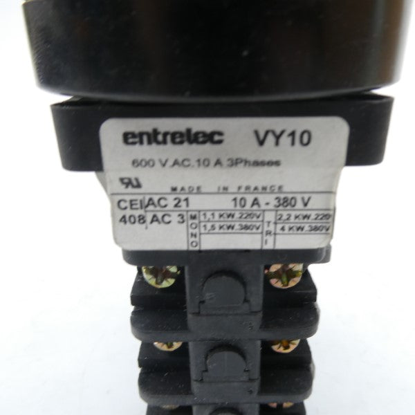 ENTRELEC VY10 600VAC 10A NSNP