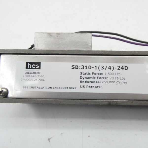 HES SB:310-1(3/4)-24D 24VDC 0.25A NSMP