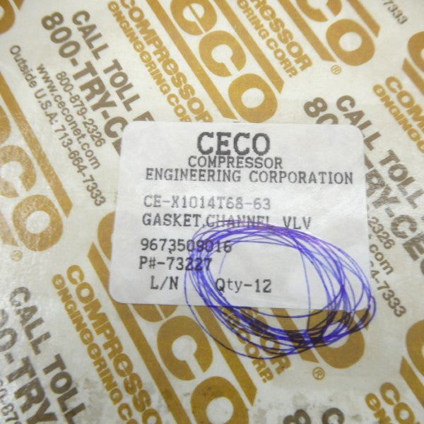 CECO CE-X1014T68-63 73227 (PKG OF 12) NSMP