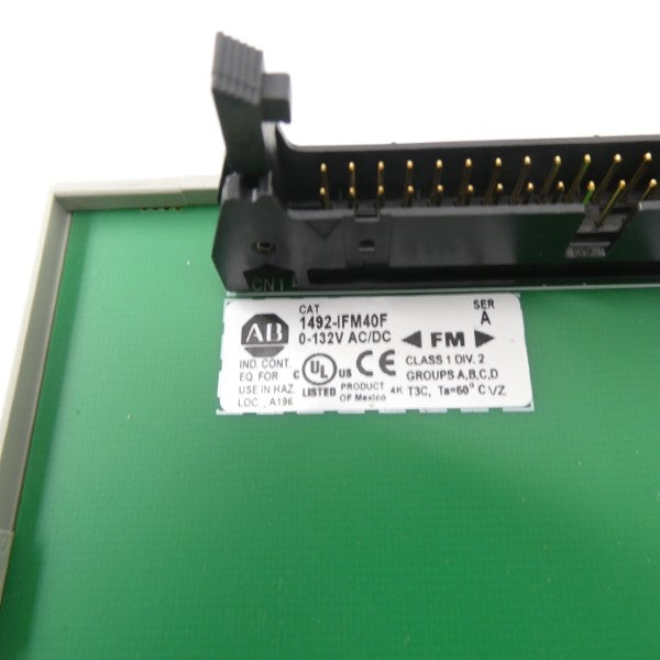 ALLEN BRADLEY 1492-IFM40F SER. A 132VAC/DC (BR/WH) NSMP