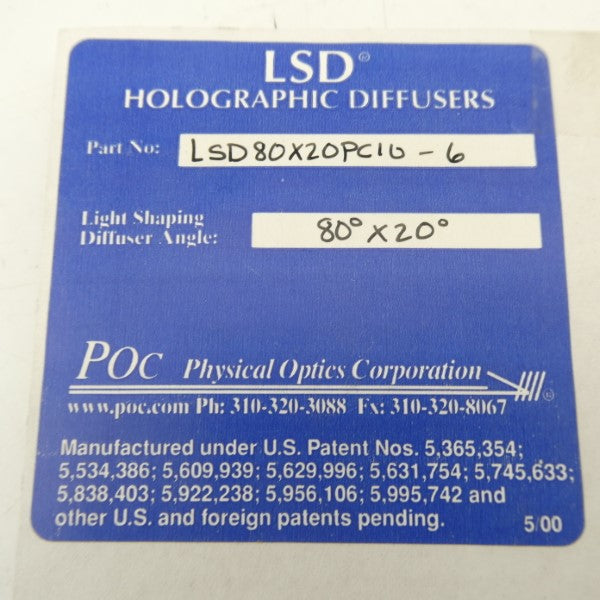 LSD LSD80X20PC10-6 (PKG OF 5) NSMP